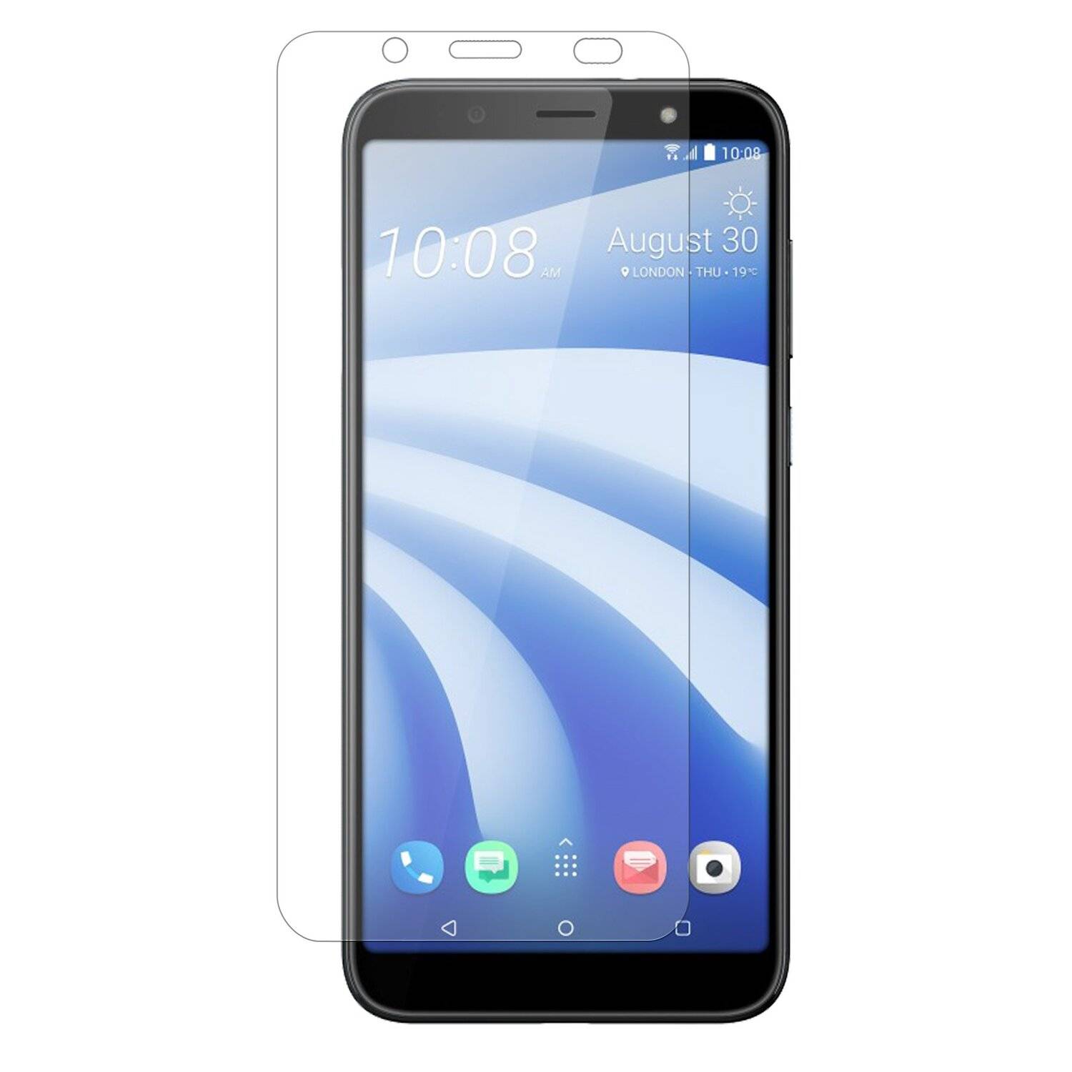 3x HTC U12 Life Schutzglas 9H Tempered Display Schutzglas