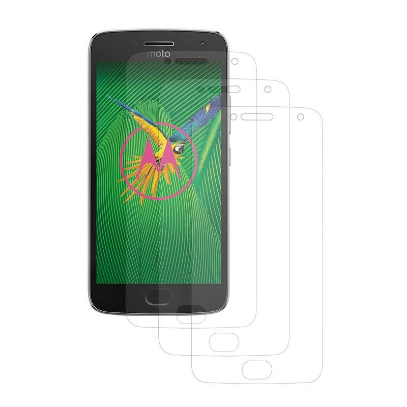 3x Motorola Moto G5 Plus Schutzfolie Matt Handy Displayschutz