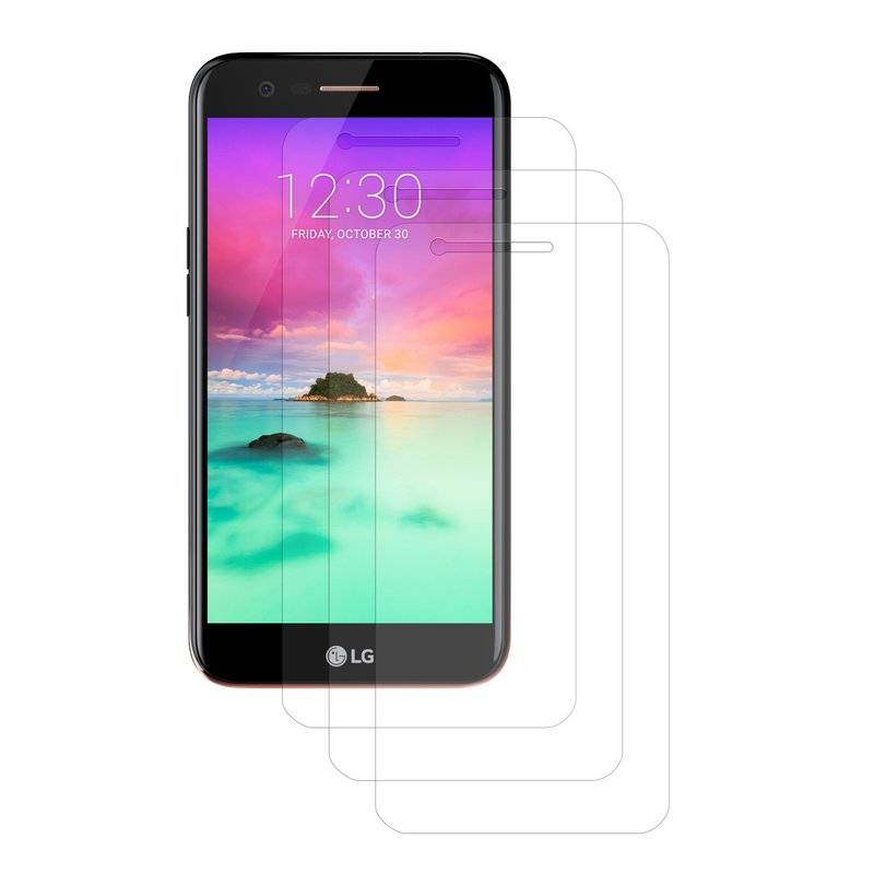 3x LG K10 2017 Schutzfolie Matt Handy Displayschutz