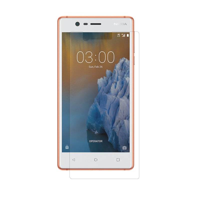 3x Nokia 3 Schutzfolie Matt Handy Displayschutz