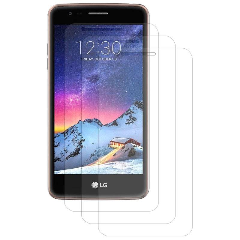 3x LG K8 2017 Schutzfolie Matt Handy Displayschutz