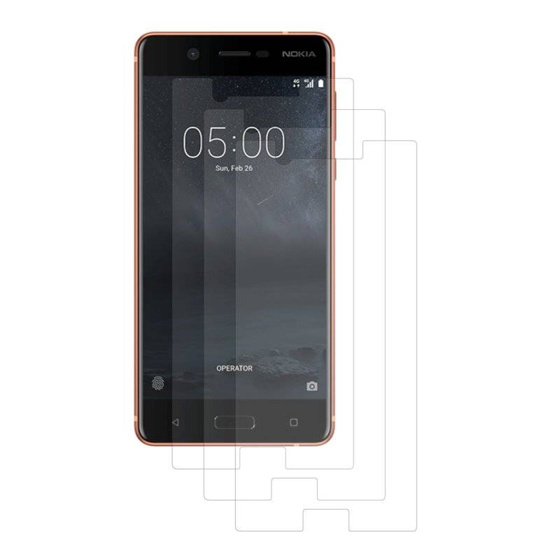 3x Nokia 5 Schutzfolie Matt Handy Displayschutz