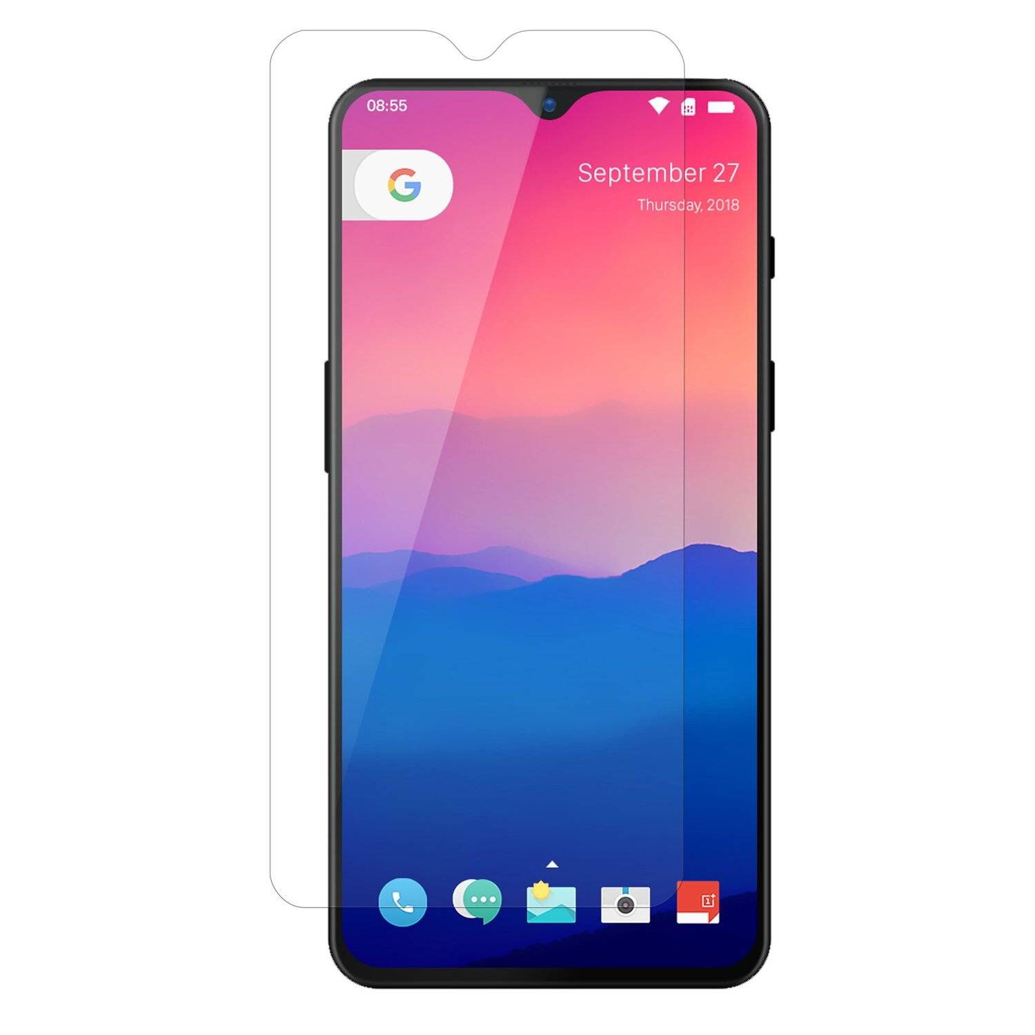 3x OnePlus 6T Schutzglas 9H Tempered Display Schutzglas