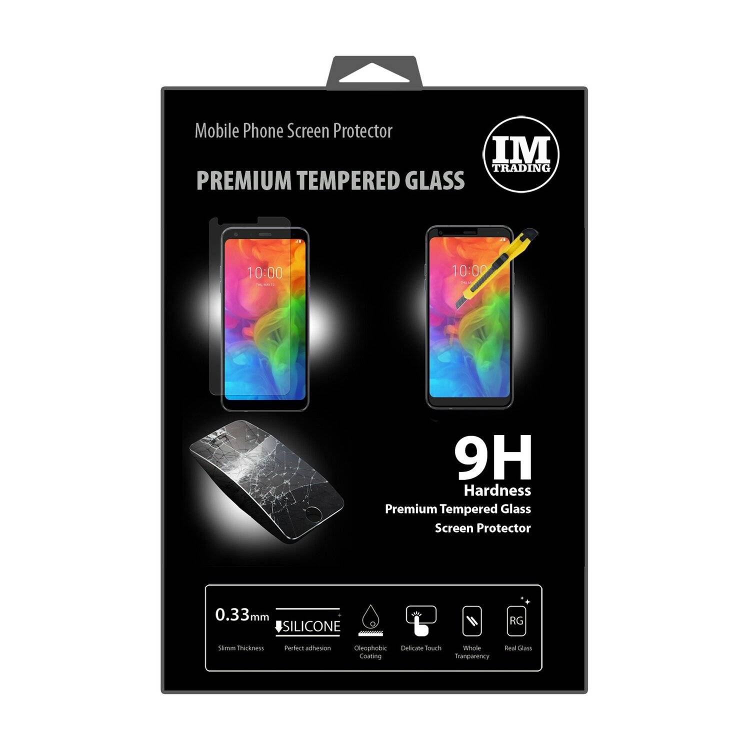 Schutzglas 9H kompatibel mit LG Q7a (Alpha) Displayschutzfolie Schutzfolie Passgenau