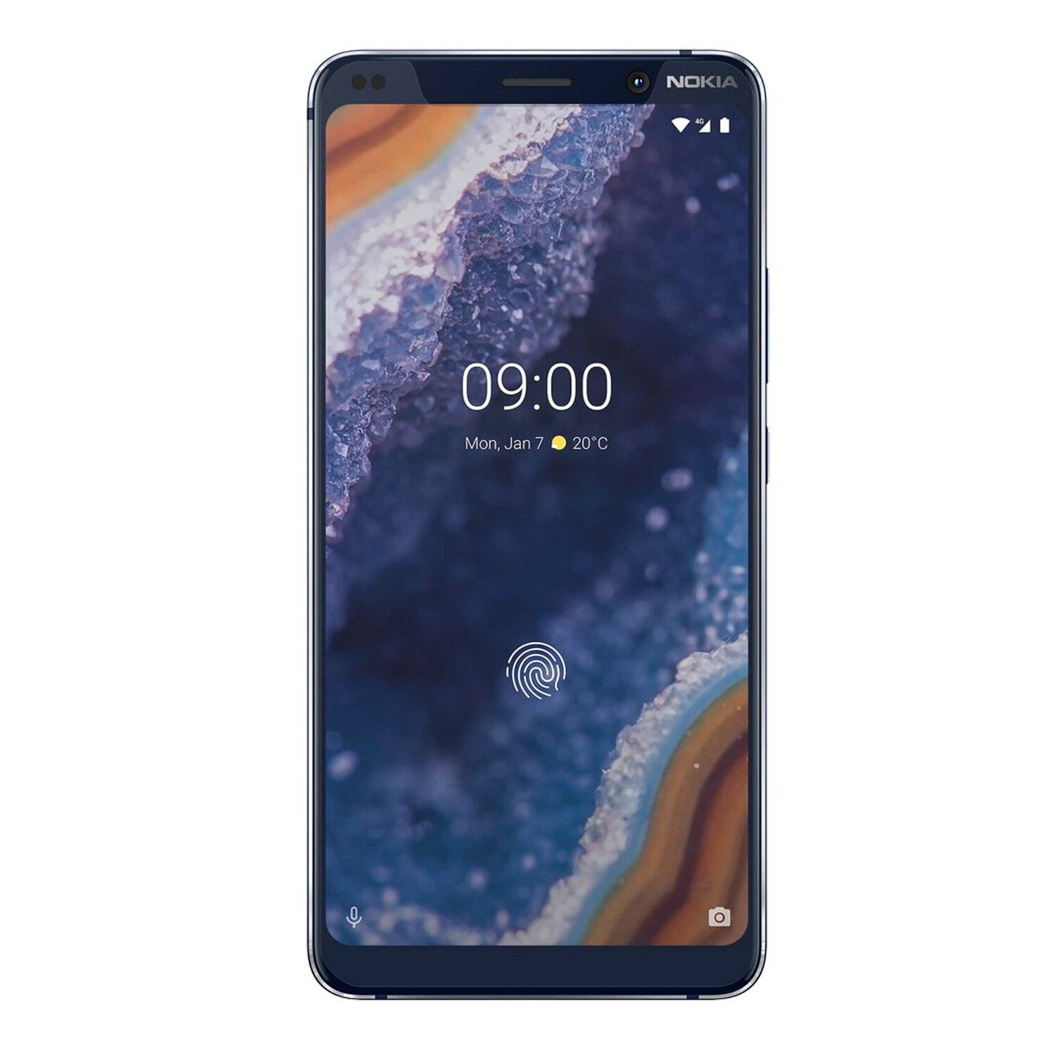 3x Schutz Schutz Glas 9H Tempered Glass Display Schutz Folie Display Glas Screen Protector für Nokia 9 PureView