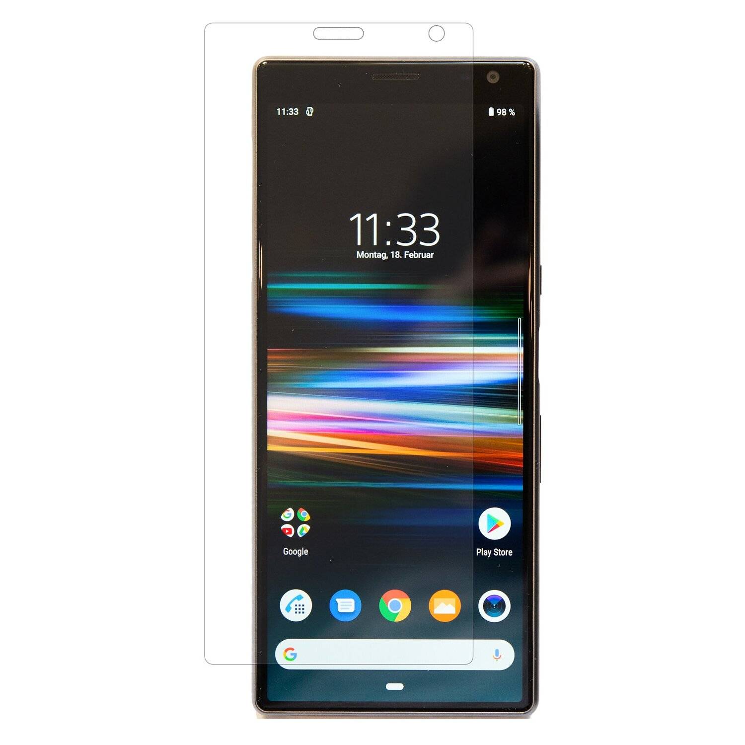 3x Schutz Schutz Glas 9H Tempered Glass Display Schutz Folie Display Glas Screen Protector für Sony Xperia 10 Plus