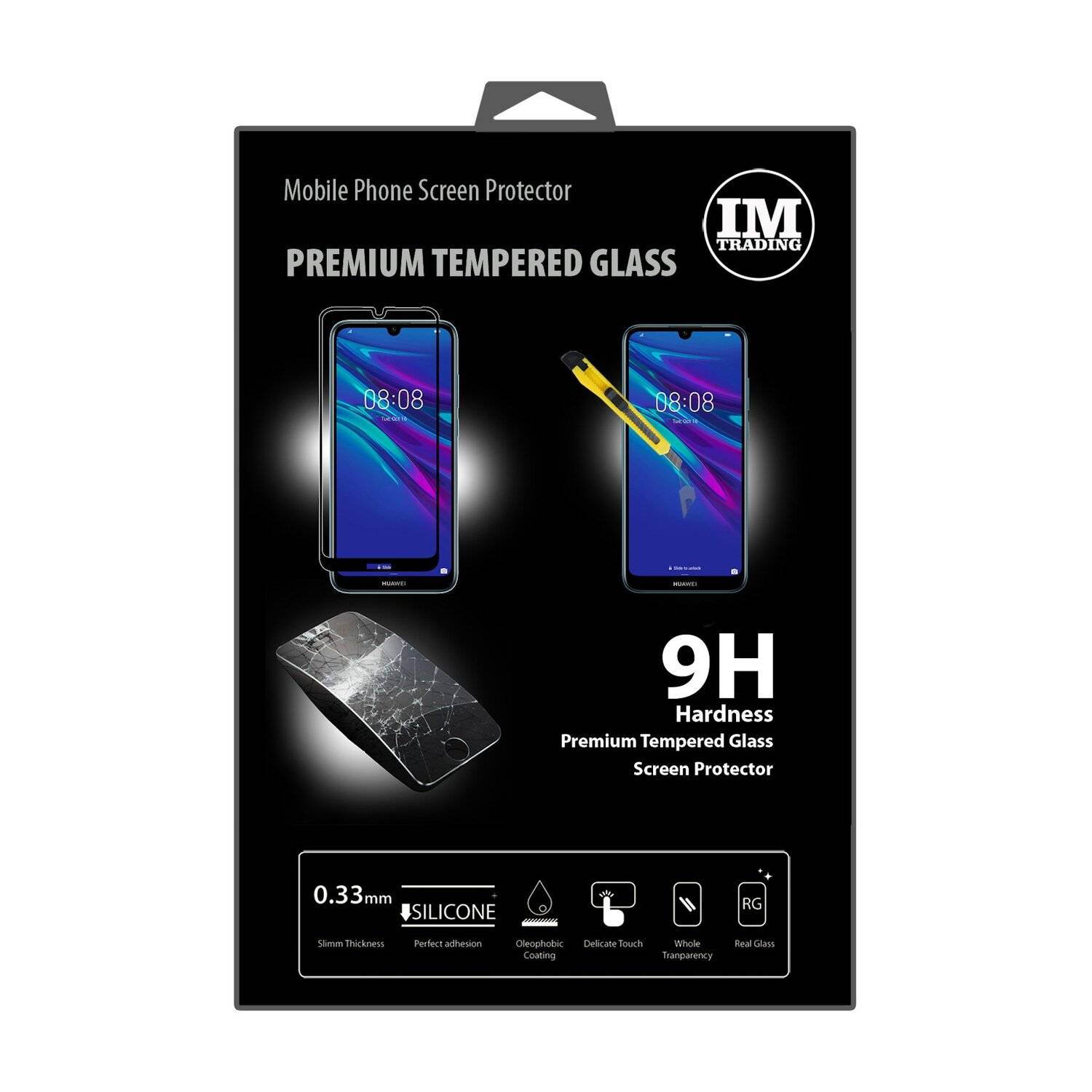 5D Schutz Glas kompatibel mit HONOR 8A Curved Schutz Folie Vollständig Klebend und Abdeckung