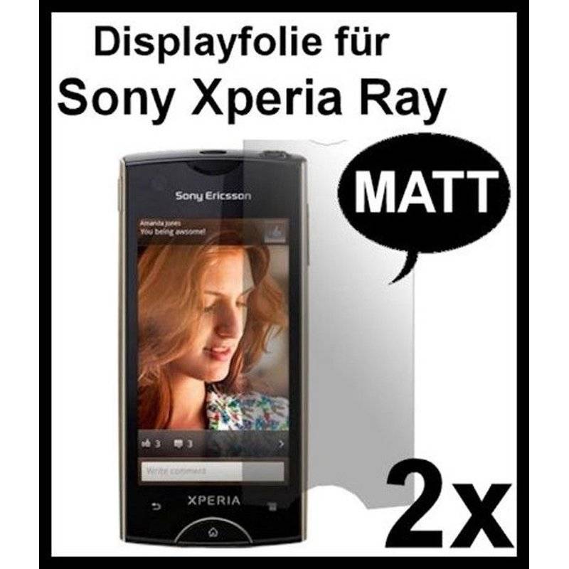 Sony Xperia Ray Schutzfolie Handy Displayschutz