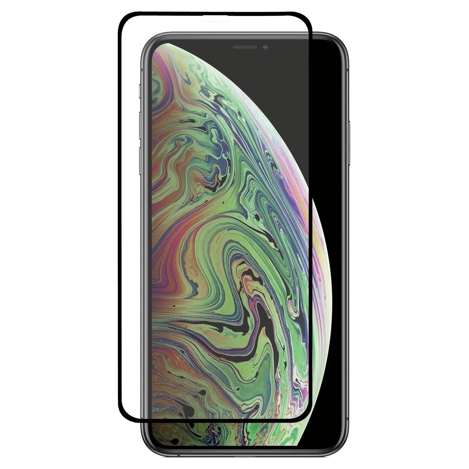 iPhone XS Max Schutzglas 5D Display Schutzglas Curved Full Cover