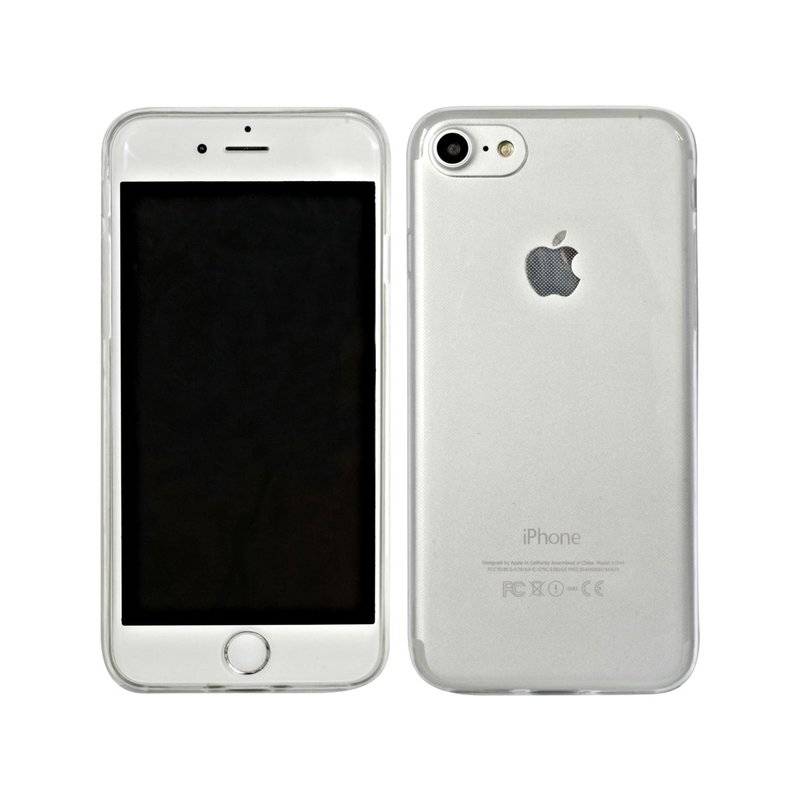 iPhone 8 Plus Handy Silikon Schutzhülle Cover Case Transparent