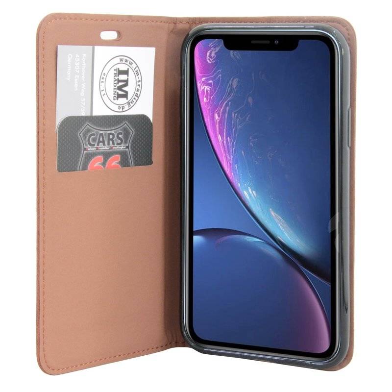 iPhone XS Max Tasche Flip Case Schutzhülle Braun