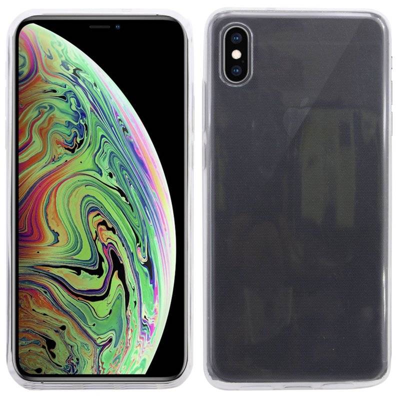 iPhone XS Max Silikon Hülle Cover Case Transparent