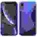 iPhone XR Silikon Hülle S-Line Cover Case Blau