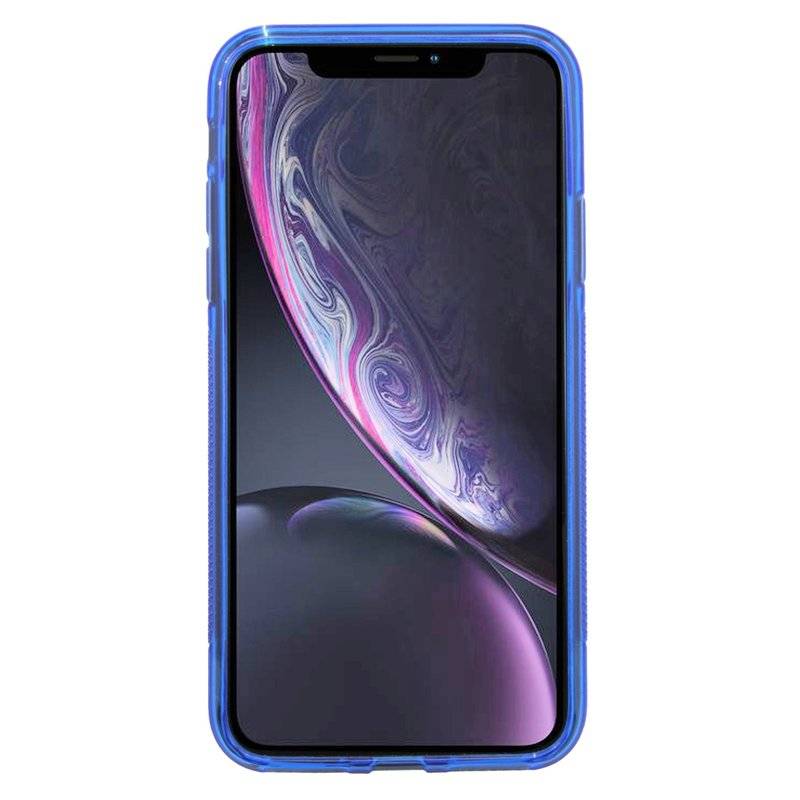 iPhone XR Silikon Hülle S-Line Cover Case Blau
