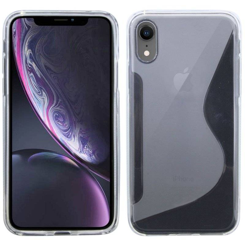 iPhone XR Handy Silikon Schutzhülle Cover Case Transparent