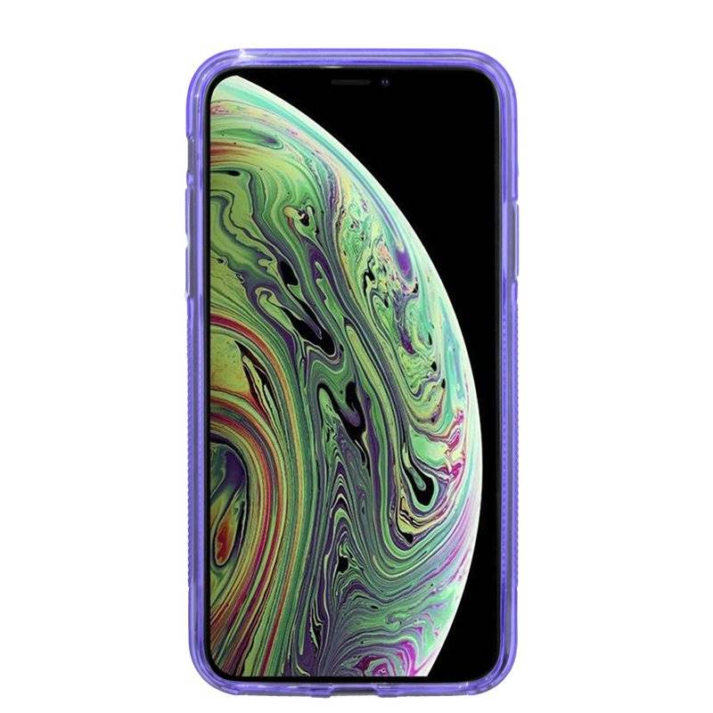 iPhone XS Max Silikon Schutzhülle S-Line Cover Case Lila