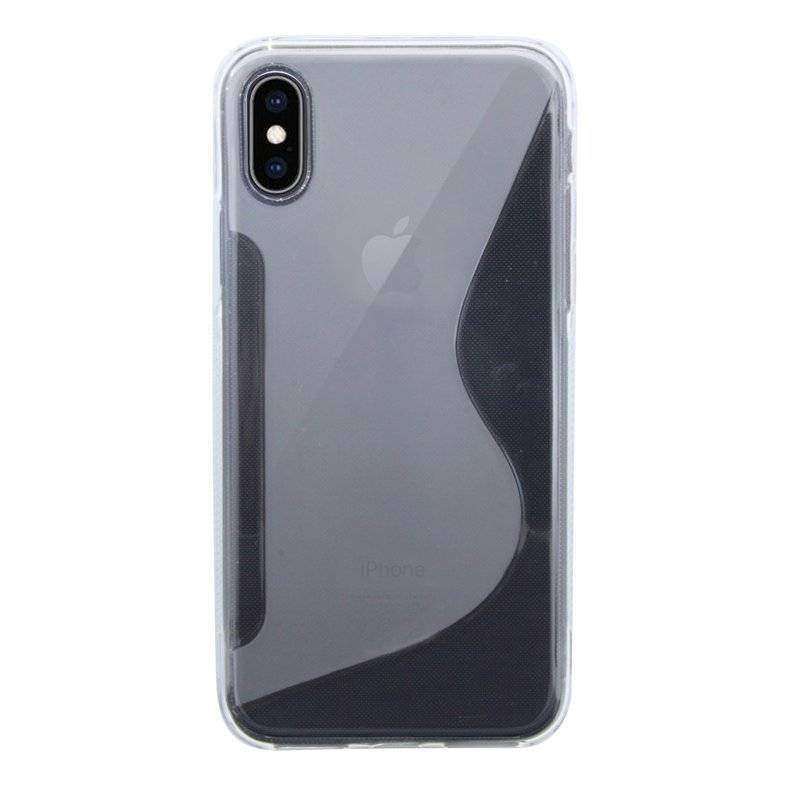 iPhone XS Max Silikon Hülle S-Line Cover Case Transparent