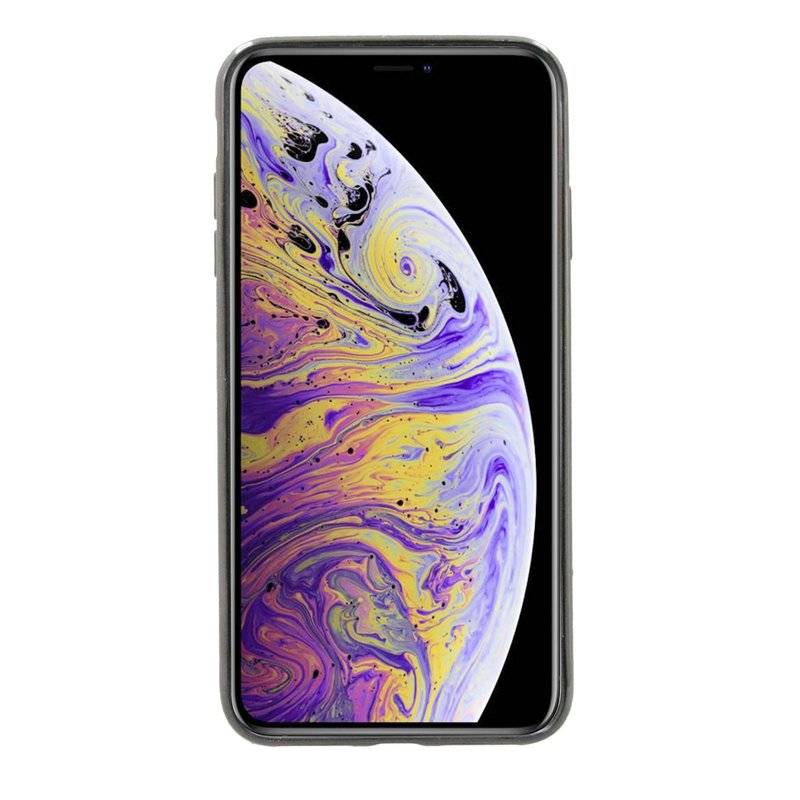 iPhone XS Max Silikon Hülle Cover Case Bumper Schwarz