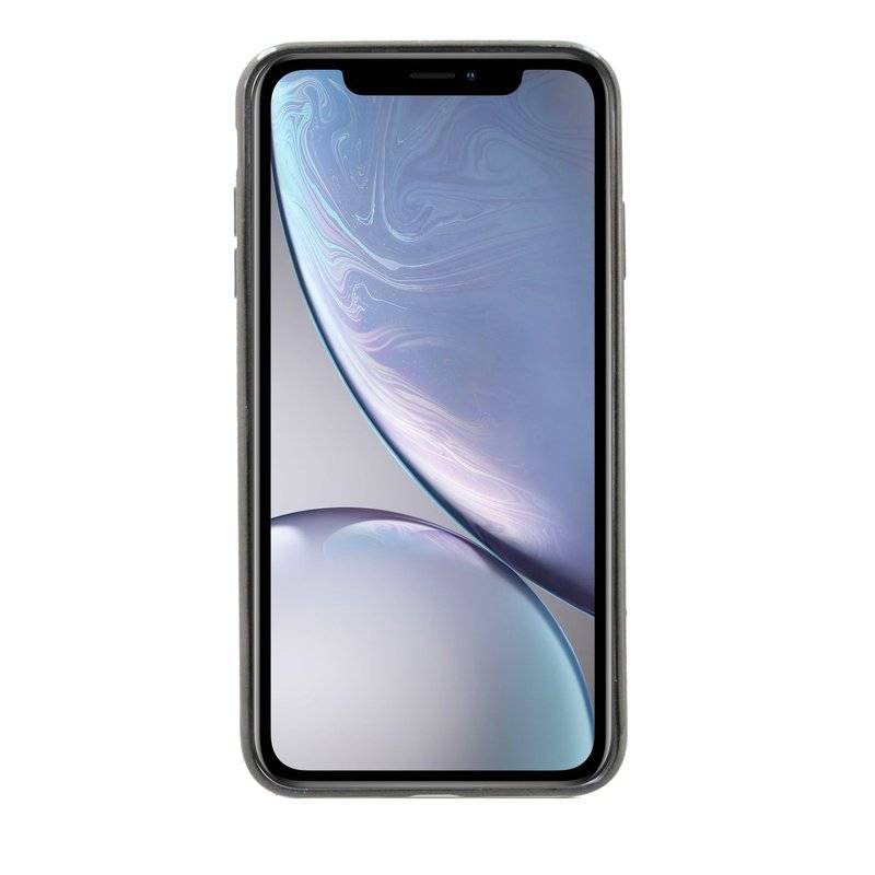 iPhone XR Silikon Hülle Cover Case Bumper Schwarz