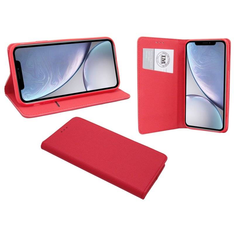 iPhone XR Tasche Flip Case Smartphone Schutzhülle Rot