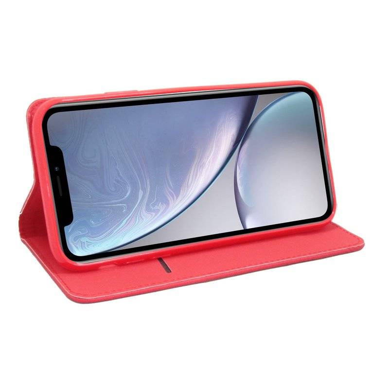 iPhone XR Tasche Flip Case Smartphone Schutzhülle Rot