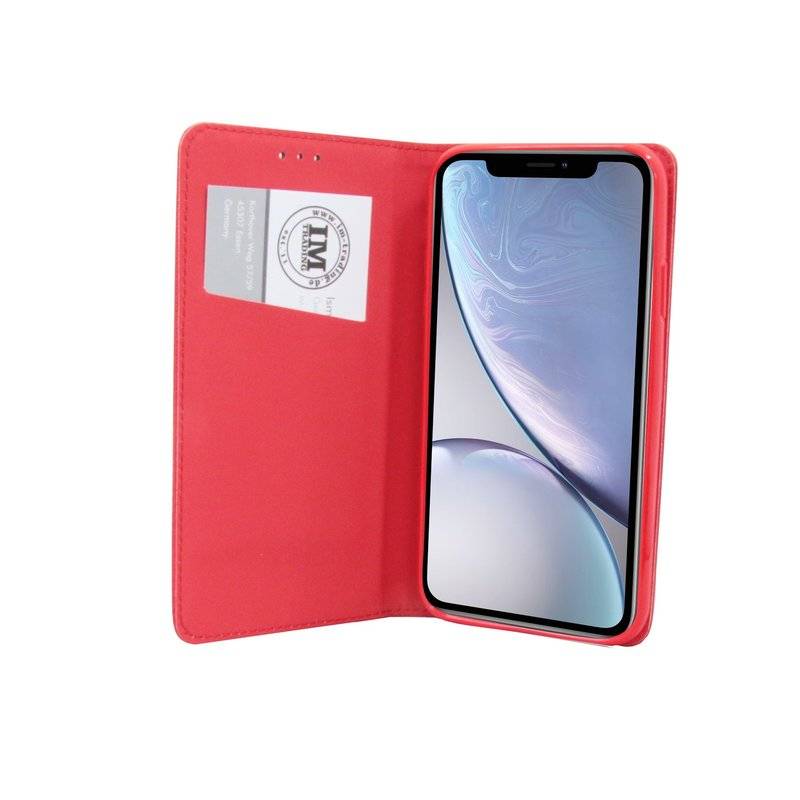 iPhone XR Tasche Flip Case Smartphone Schutzhülle Rot