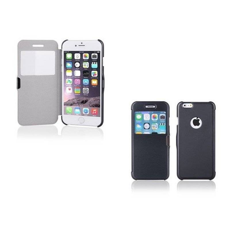 Apple iPhone 6 Plus Handyhülle Tasche Flip Case Smartphone Schutzhülle Schwarz