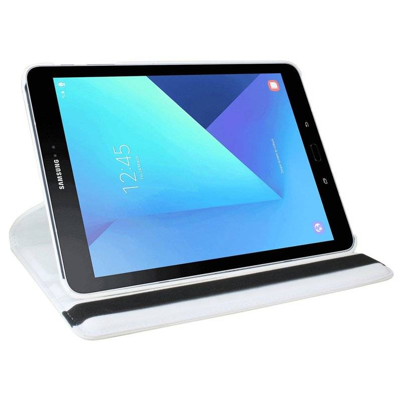 Etui 360° Schutz Hülle Tasche Cover für Samsung Galaxy Tab S3 9.7" (SM-T820) Weiß