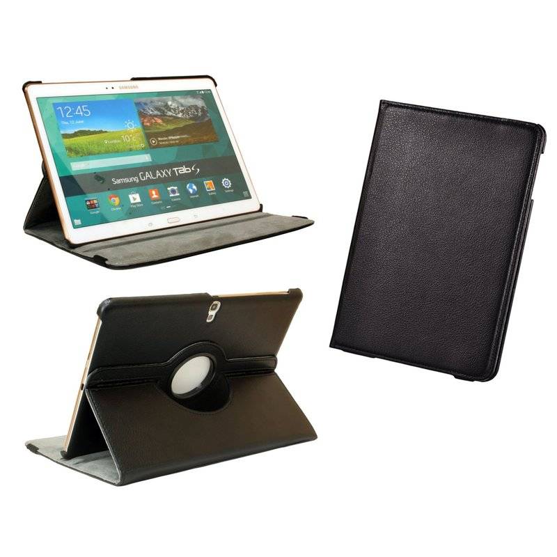 Tablet Tasche 360° Rotierbar mit Standfunktion Hülle Case Cover Buchtasche Samsung Tab S 10.5" T800/ T805
