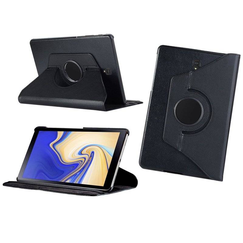 360° Tablet Cover Tasche für Samsung Galaxy Tab S4 10,5 Zoll T830 / T835 Hülle Bumper Case Rotierbar Ständer Schwarz