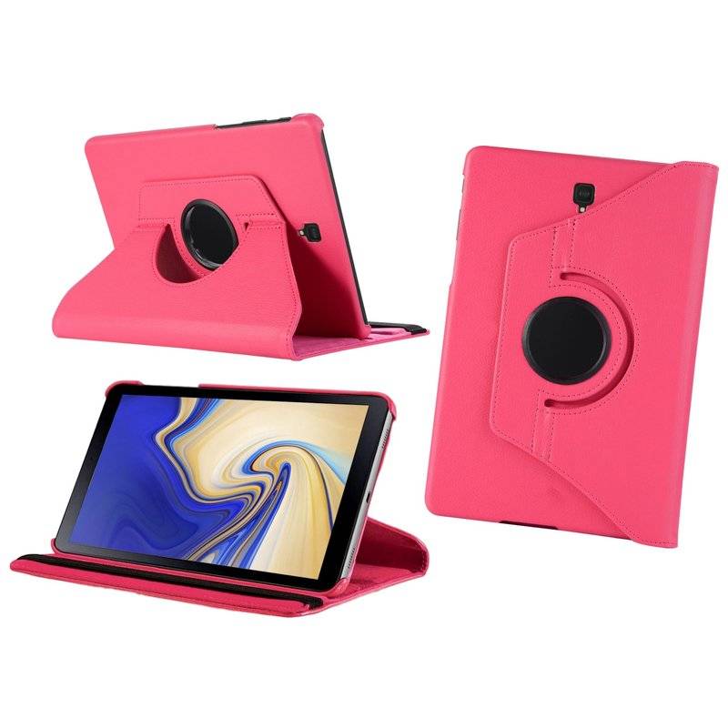 360° Tablet Cover Tasche für Samsung Galaxy Tab S4 10,5 Zoll T830 / T835 Hülle Bumper Case Rotierbar Ständer Pink
