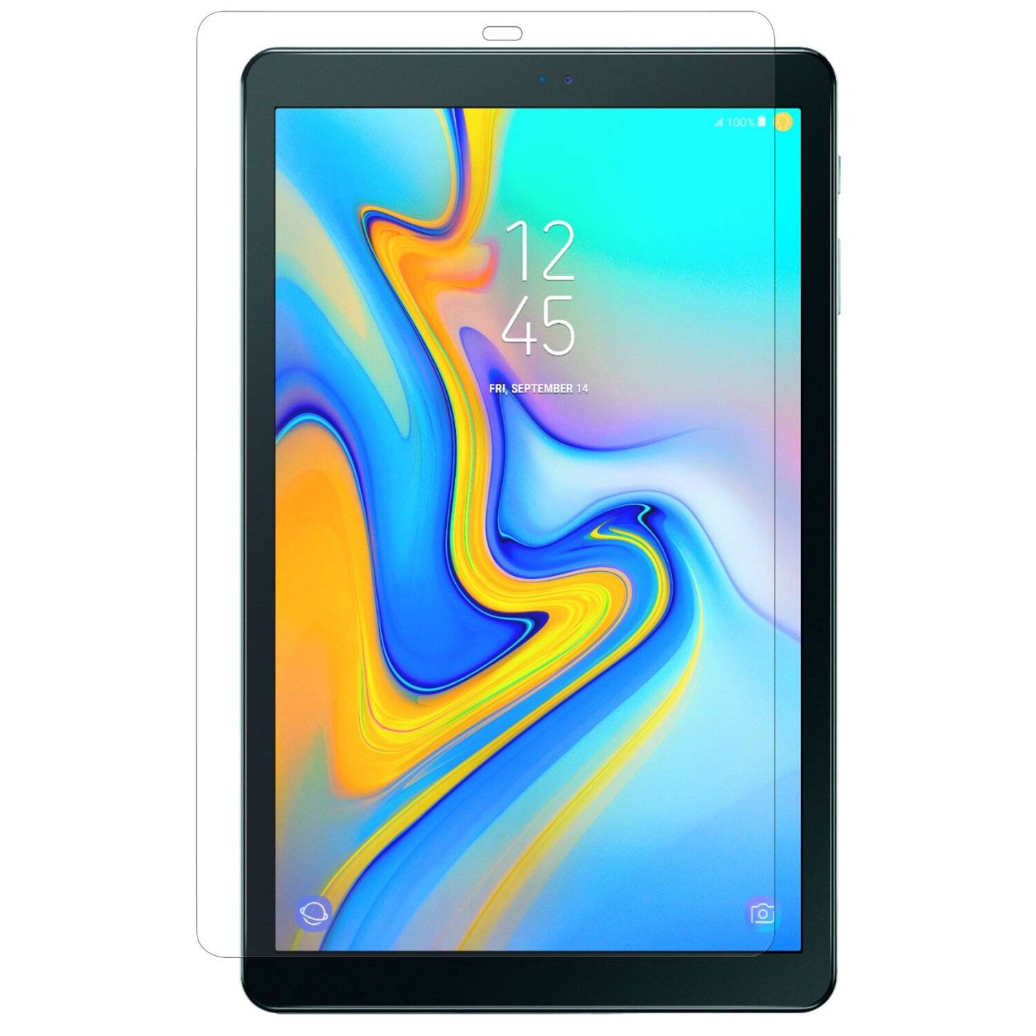 Schutzglas 9H kompatibel mit Samsung Galaxy Tab A 2018 10,5 Zoll T590 / T595 Displayschutzfolie Schutzfolie Passgenau