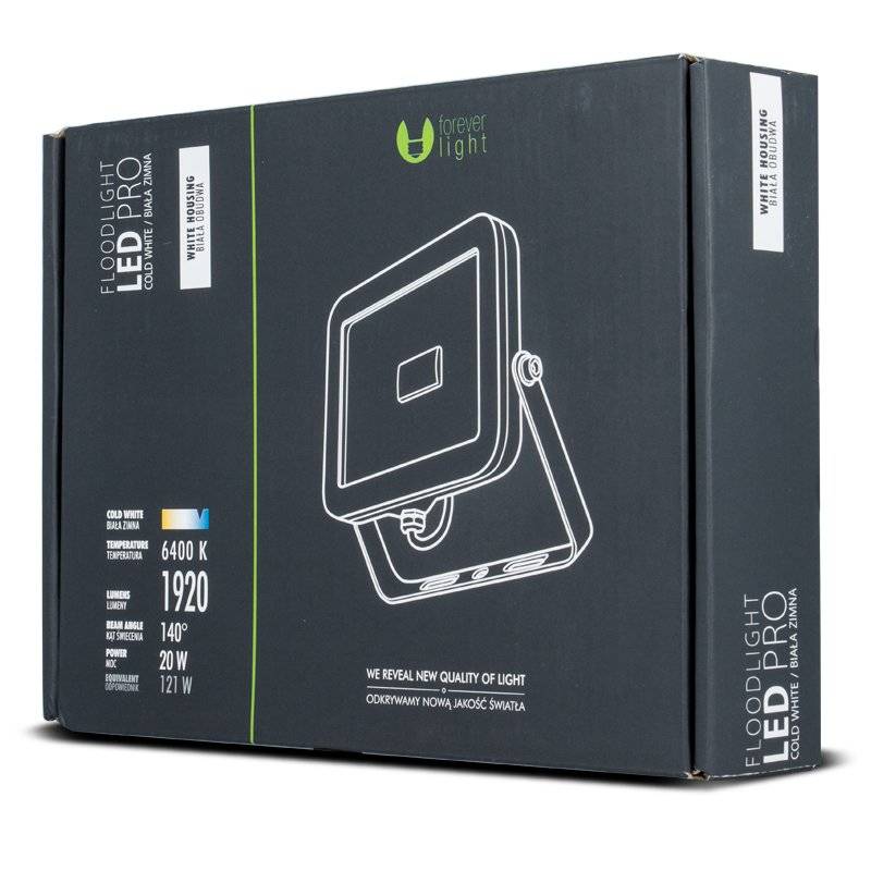LED Flutlicht Strahler Außen 20W Warmweiß 1800 lm Fluter Garten Wasserdicht IP65 Wandstrahler Outdoor Weiß