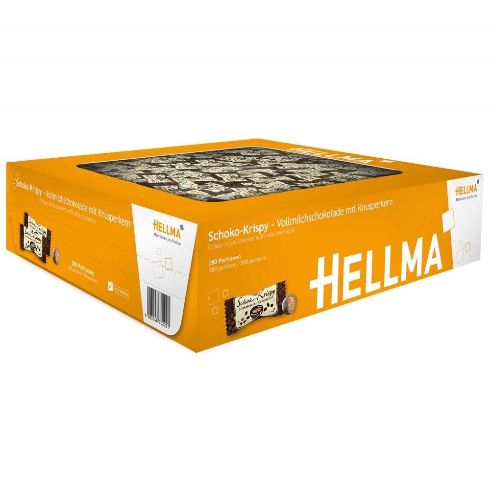 Hellma Schoko-Krispy Vollmilchschokolade 380er Inhalt: 418g