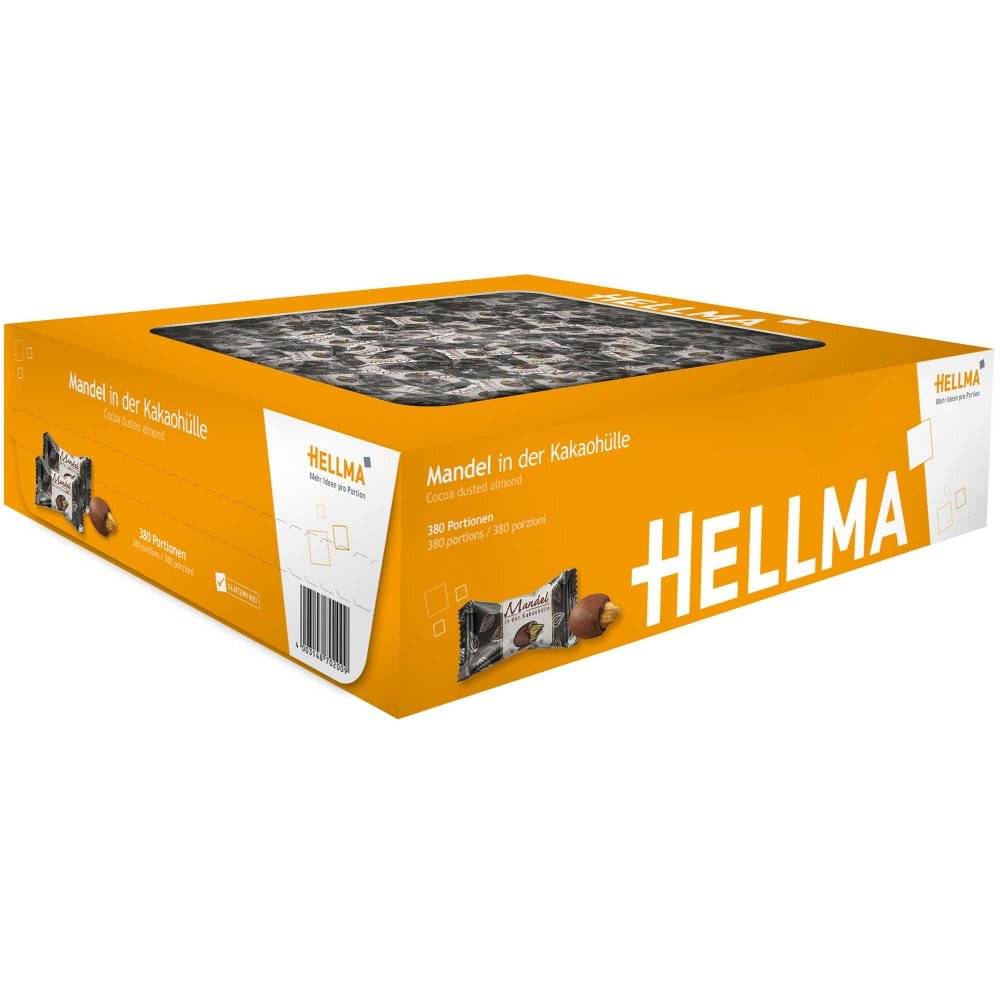 Hellma Mandel in der Kakaohülle 380er Inhalt: 912g