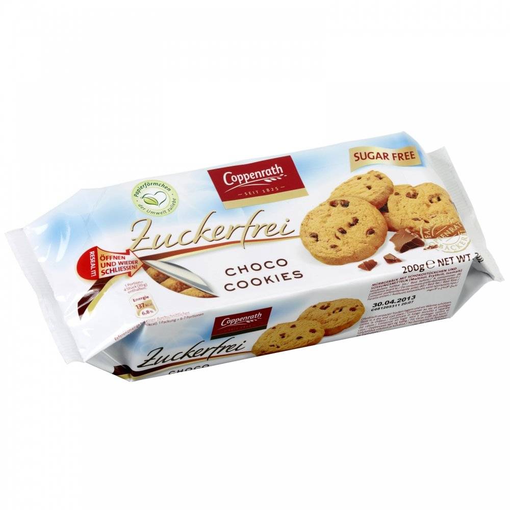 Coppenrath Zuckerfrei Choco Cookies 200g Inhalt: 200g