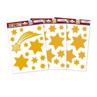 HERMA 15545, Gold, Sternenmuster, Entfernbar, Fenster, Weihnachten, Junge/Mädchen