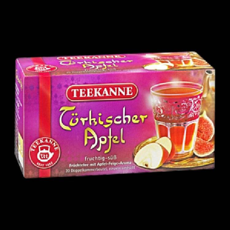 Teekanne Türkischer Apfel 20er Inhalt: 55g
