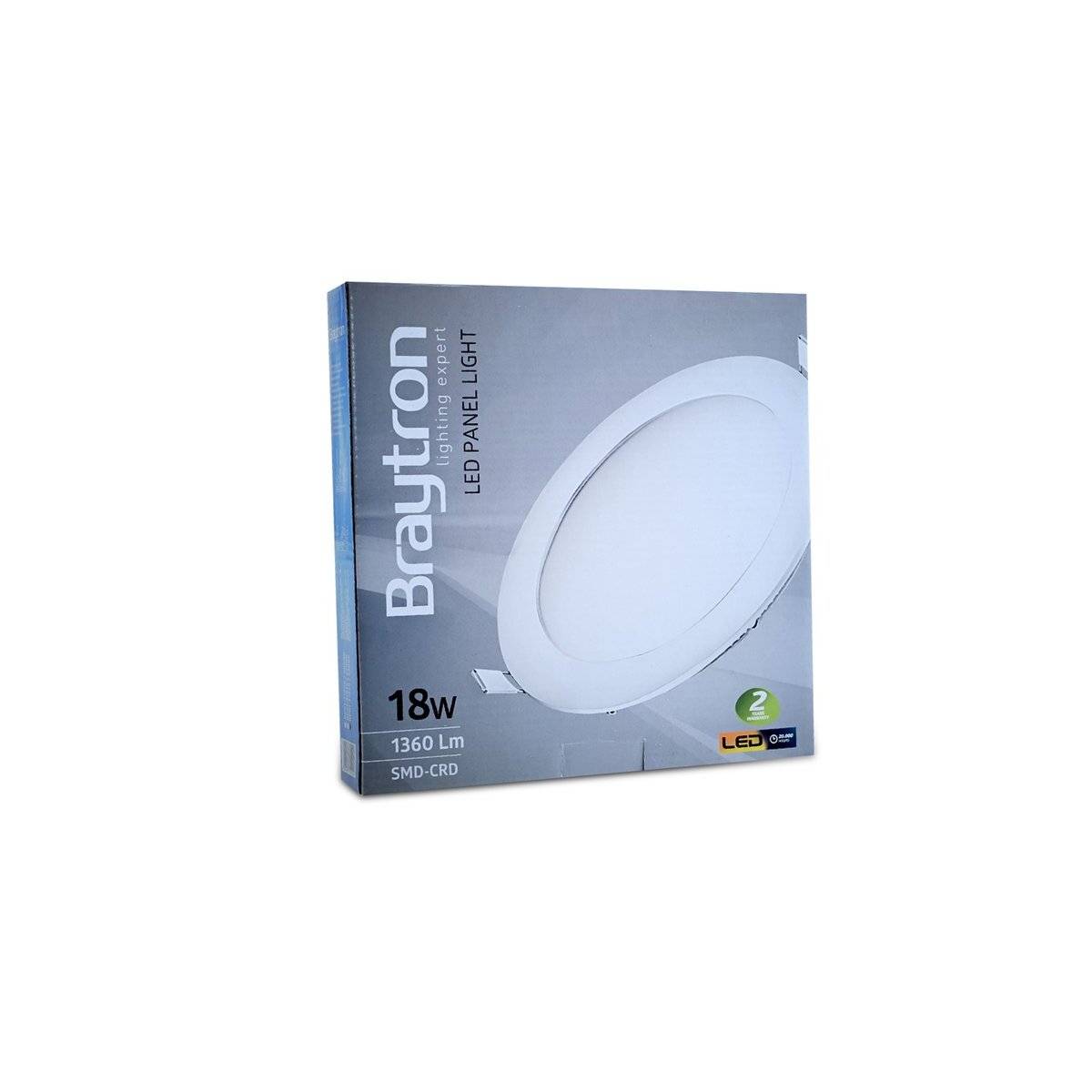 10x 18W LED Panel Einbaustrahler Spot Einbauleuchte Kaltweiß 6500K 1360 Lumen Deckenleuchte Rund