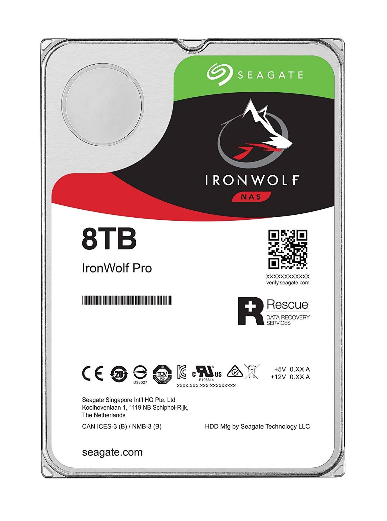Seagate IronWolf ST8000VN004 - Festplatte - 8 TB - intern - 3.5"" (8.9 cm)
