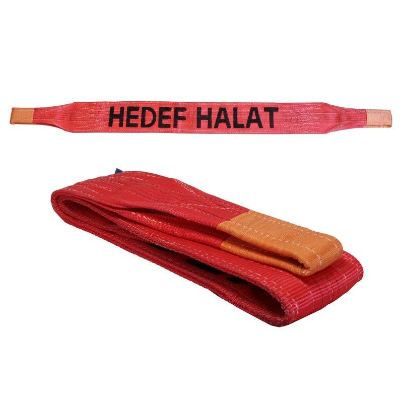 5 Tonnen Tragfähigkeit 10 Meter Länge Hebegurt Rundschlinge Hebeband aus Polyster mit Endschlaufen Rot