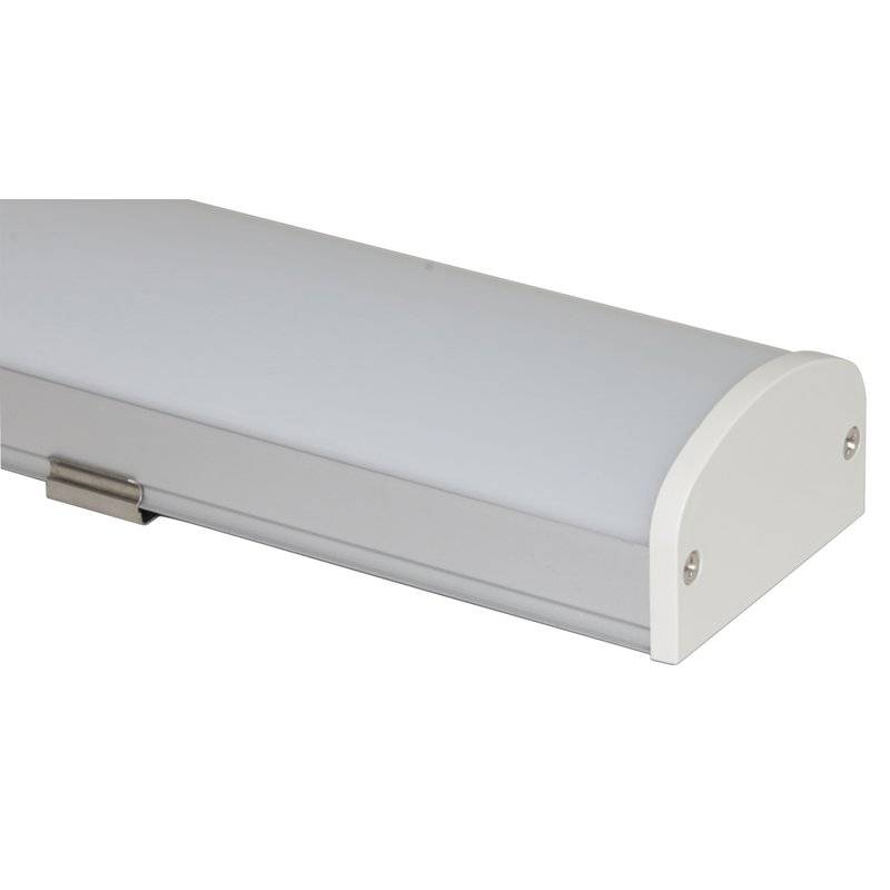 20W LED Unterbauleuchte 61cm Lichtleiste Neutralweiß Küchenleiste Schrankleuche 61 x 6,3 x 3,9 cm 1600 Lumen Weiß