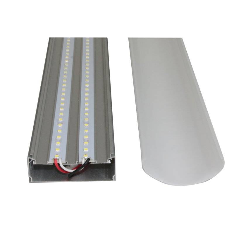 18W LED Unterbauleuchte 60cm Lichtleiste Warmweiß 1320lm Küchenleiste Schrankleuchte 61x6,3x3,9 cm