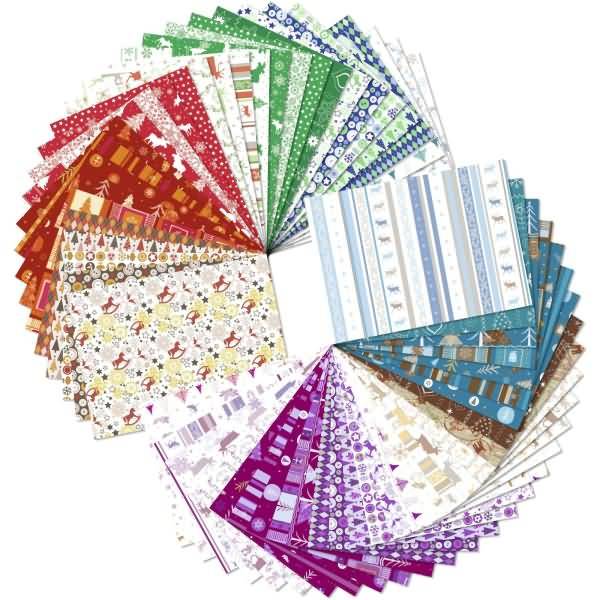 Design-Fotokarton Christmas 300g/qm A6 VE=60 Blatt 60 Motive