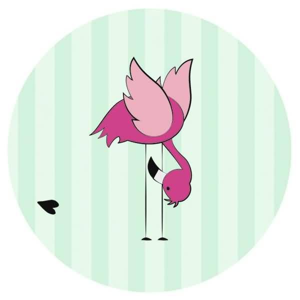 Fotokarton Flamingo 300g/qm 49,5x68cm Motiv 01