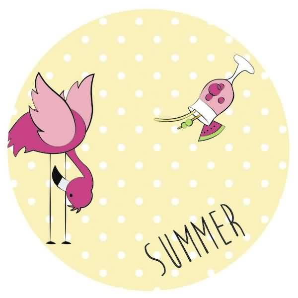 Fotokarton Flamingo 300g/qm 49,5x68cm Motiv 03