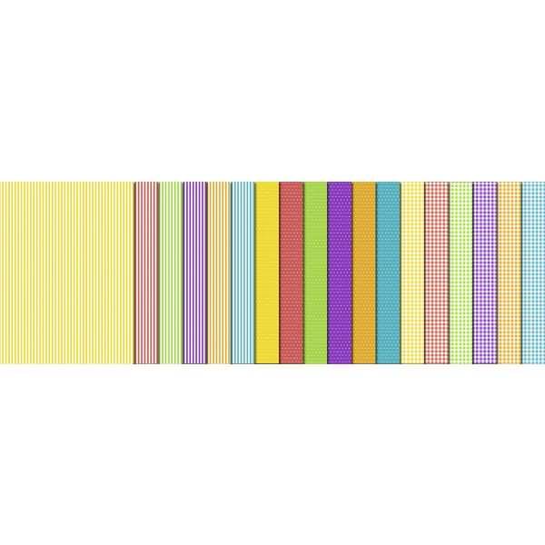 Bastelblock Mini Designs 1 300g/qm 24x34cm VE=18 Blatt sortiert