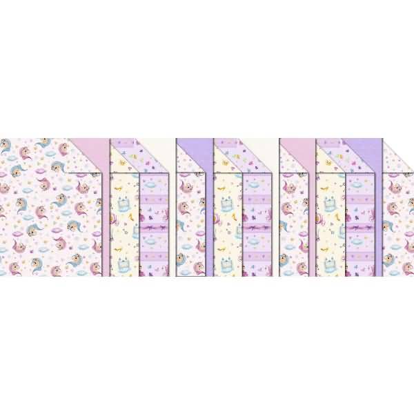 Bastelblock Märchenwelt 300g/qm 24x34cm VE=16 Blatt sortiert
