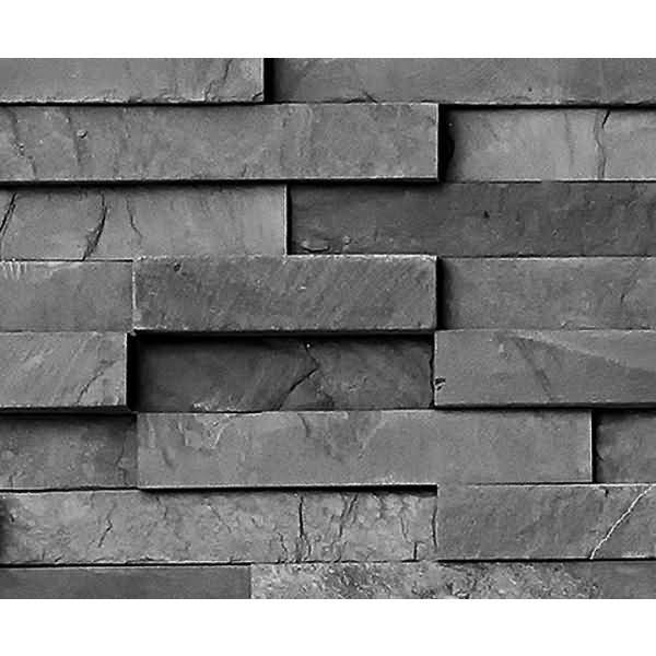 Motiv-Fotokarton 300g/qm 49,5x68cm Steinwand Schiefer