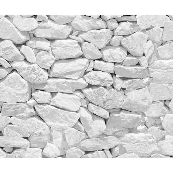 Motiv-Fotokarton 300g/qm 49,5x68cm Steinwand weiß